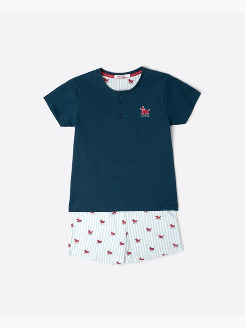 ADMAS Pijama Manga Corta Lou Lou Stripes para Niño - Kiabi ADMAS Pijama Manga Corta Lou Lou Stripes para Niño - Kiabi