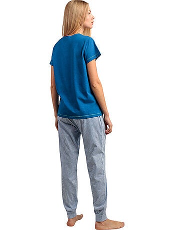 ADMAS Pijama Manga Corta Love Your Life para Mujer