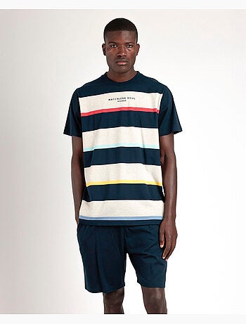 ADMAS Pijama Manga Corta Matchless Soul para Hombre