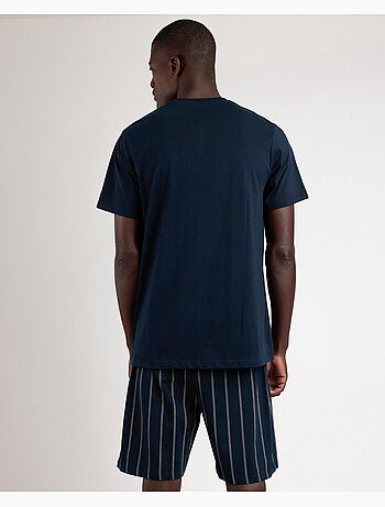 ADMAS Pijama Manga Corta Navy Collection para Hombre