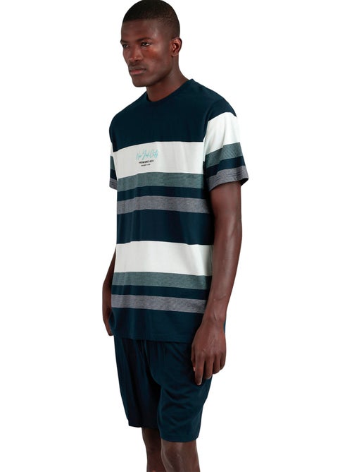 ADMAS Pijama Manga Corta New York City para Hombre - Kiabi