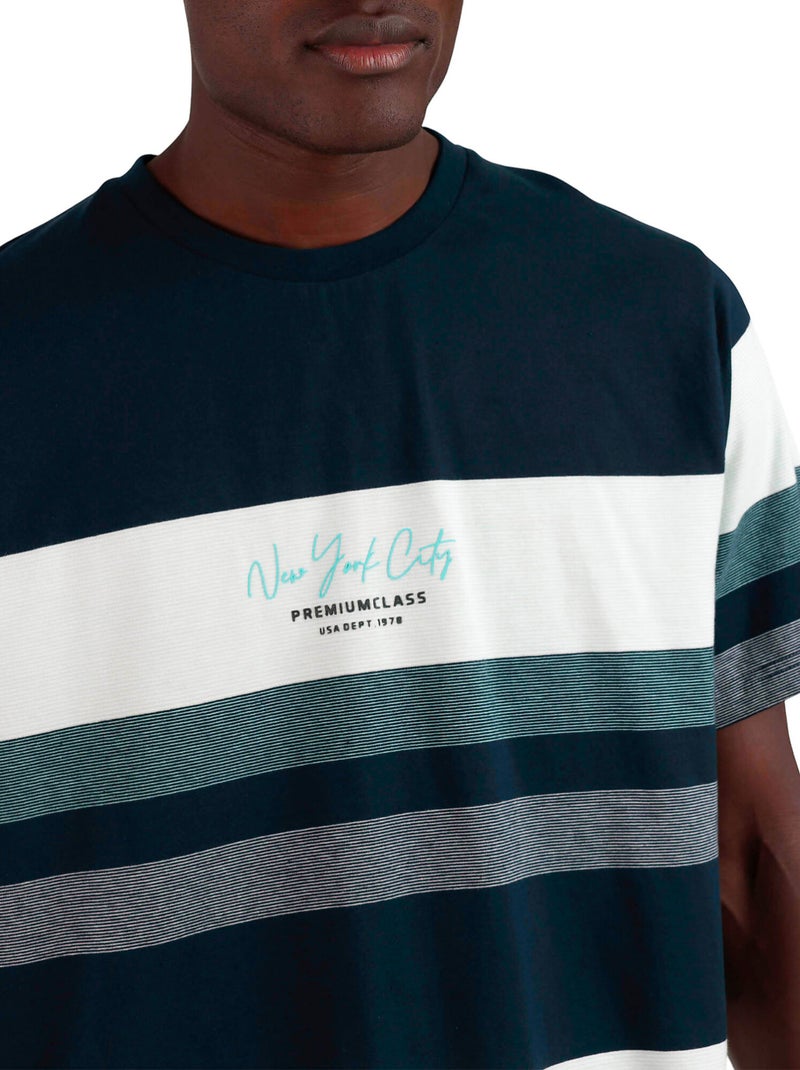 ADMAS Pijama Manga Corta New York City para Hombre Azul - Kiabi