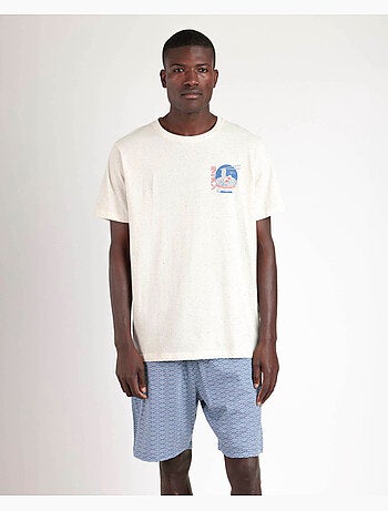 ADMAS Pijama Manga Corta Ramen para Hombre