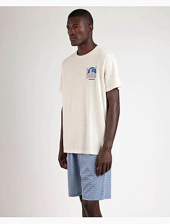 ADMAS Pijama Manga Corta Ramen para Hombre