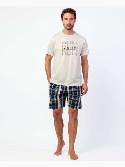 ADMAS Pijama Manga Corta Run Faster para Hombre - Kiabi