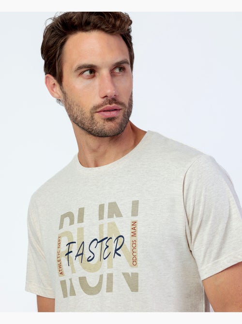 ADMAS Pijama Manga Corta Run Faster para Hombre - Kiabi