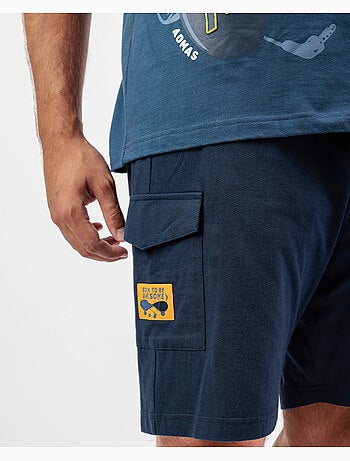 ADMAS Pijama Manga Corta Skate para Hombre