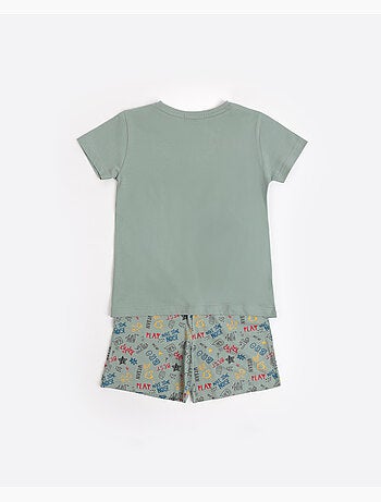 ADMAS Pijama Manga Corta Skate para Niño