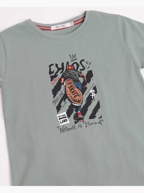 ADMAS Pijama Manga Corta Skate para Niño - Kiabi ADMAS Pijama Manga Corta Skate para Niño - Kiabi