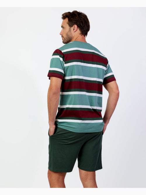 ADMAS Pijama Manga Corta Stripes Kings Of The Road para Hombre - Kiabi ADMAS Pijama Manga Corta Stripes Kings Of The Road para Hombre - Kiabi