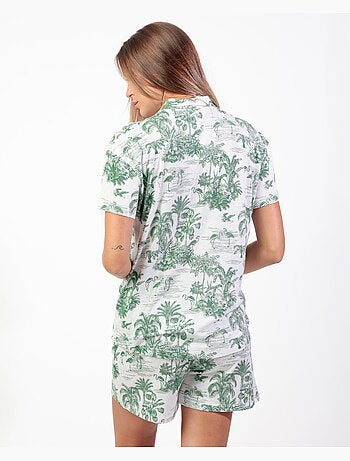 ADMAS Pijama Manga Corta Summer Paradise para Mujer