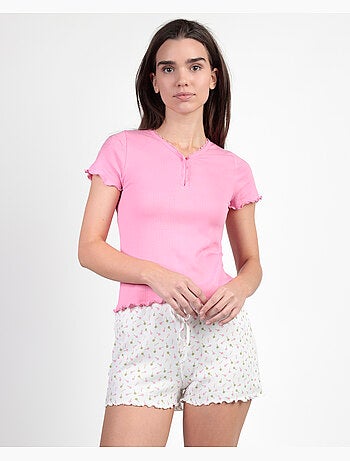 ADMAS Pijama Manga Corta Sweet Lollipop para Mujer
