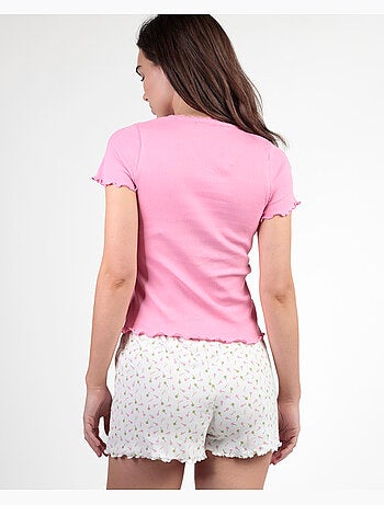 ADMAS Pijama Manga Corta Sweet Lollipop para Mujer