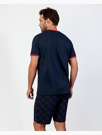 ADMAS Pijama Manga Corta Tapeta Red Competition para Hombre