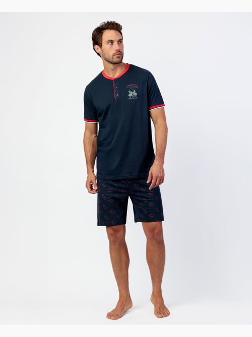 ADMAS Pijama Manga Corta Tapeta Red Competition para Hombre - Kiabi ADMAS Pijama Manga Corta Tapeta Red Competition para Hombre - Kiabi
