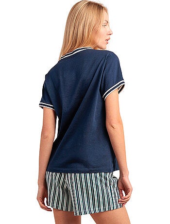 ADMAS Pijama Manga Corta Tennis Club para Mujer