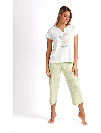ADMAS Pijama Manga Corta Vacay Mood para Mujer