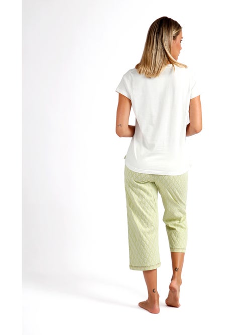 ADMAS Pijama Manga Corta Vacay Mood para Mujer - Kiabi ADMAS Pijama Manga Corta Vacay Mood para Mujer - Kiabi