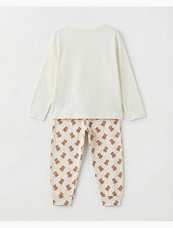 ADMAS Pijama Manga Larga Bear Hugs para Niña