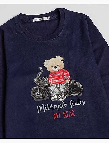 ADMAS Pijama Manga Larga Bear para Niño