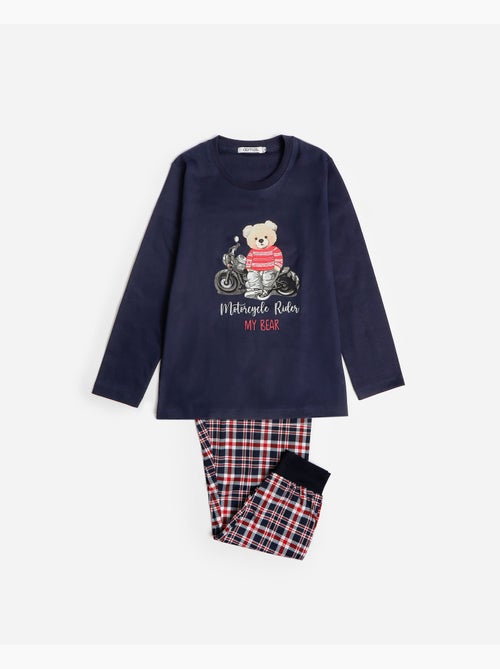 ADMAS Pijama Manga Larga Bear para Niño - Kiabi ADMAS Pijama Manga Larga Bear para Niño - Kiabi