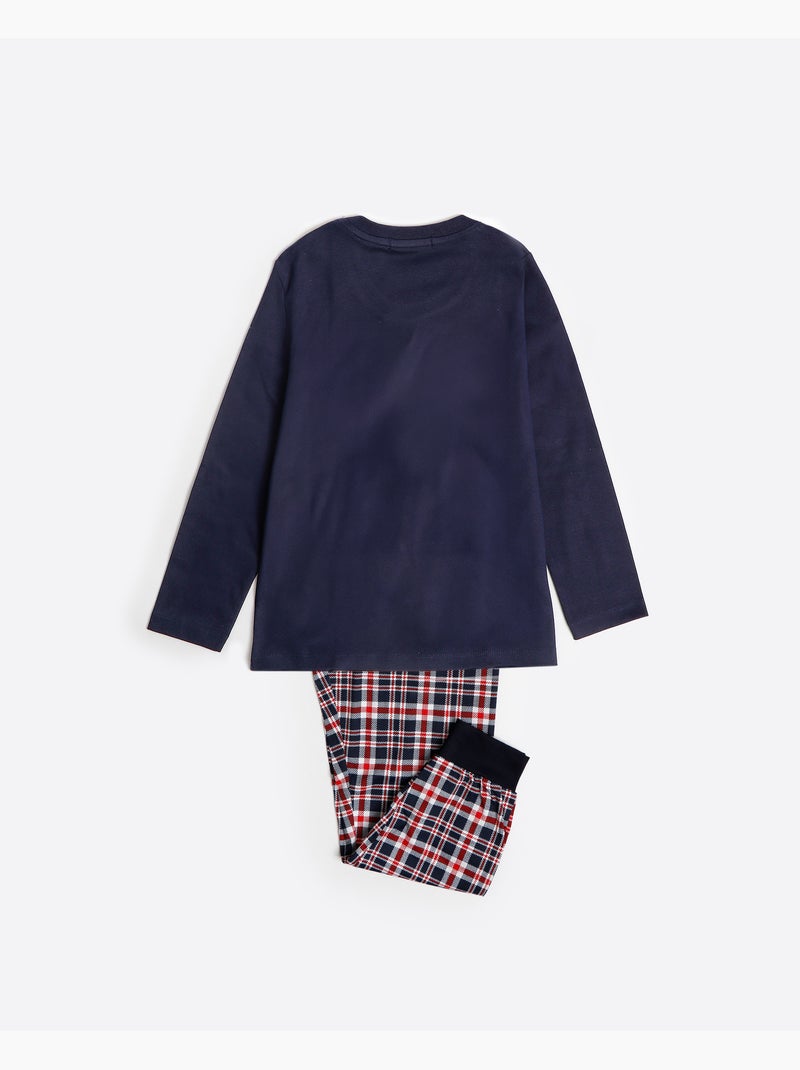 ADMAS Pijama Manga Larga Bear para Niño Azul marino - Kiabi
