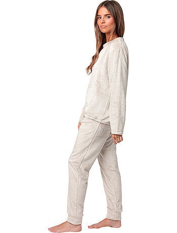 ADMAS Pijama Manga Larga Calentito Enjoy Every Moment para Mujer