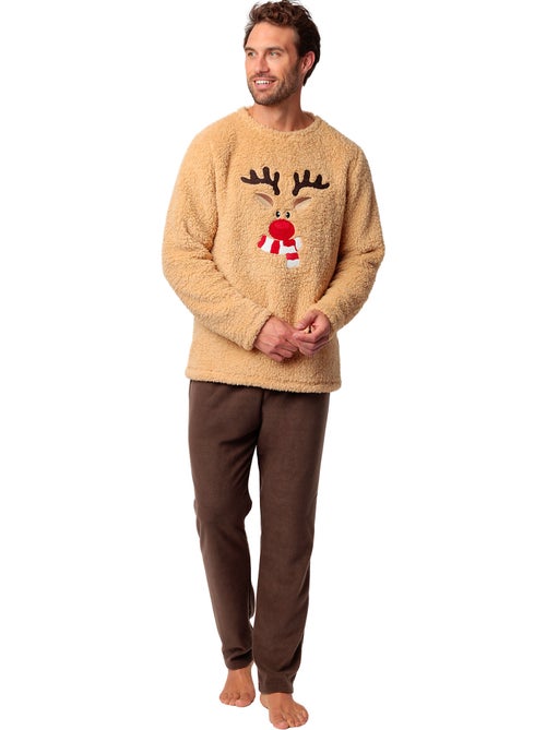 ADMAS Pijama Manga Larga Calentito Reindeer para Hombre - Kiabi