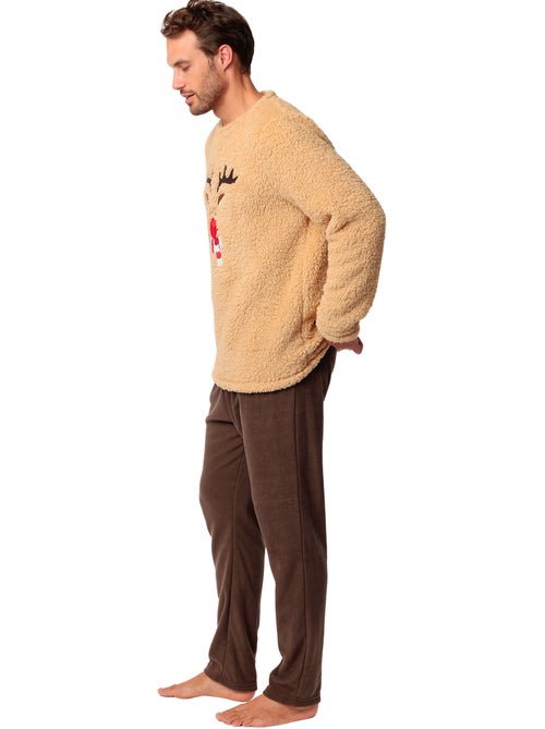 ADMAS Pijama Manga Larga Calentito Reindeer para Hombre - Kiabi