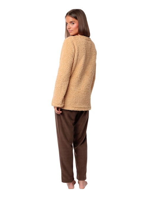 ADMAS Pijama Manga Larga Calentito Reindeer para Mujer - Kiabi