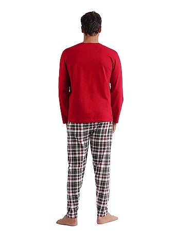 ADMAS Pijama Manga Larga Christmas Nature para Hombre