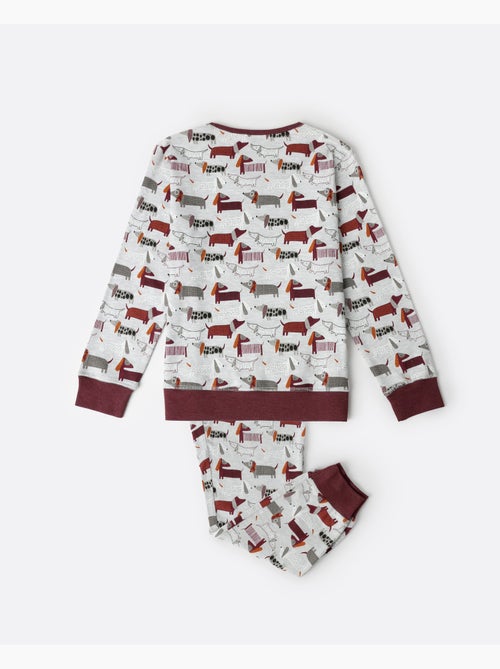 ADMAS Pijama Manga Larga Dog Home para Niña - Kiabi ADMAS Pijama Manga Larga Dog Home para Niña - Kiabi