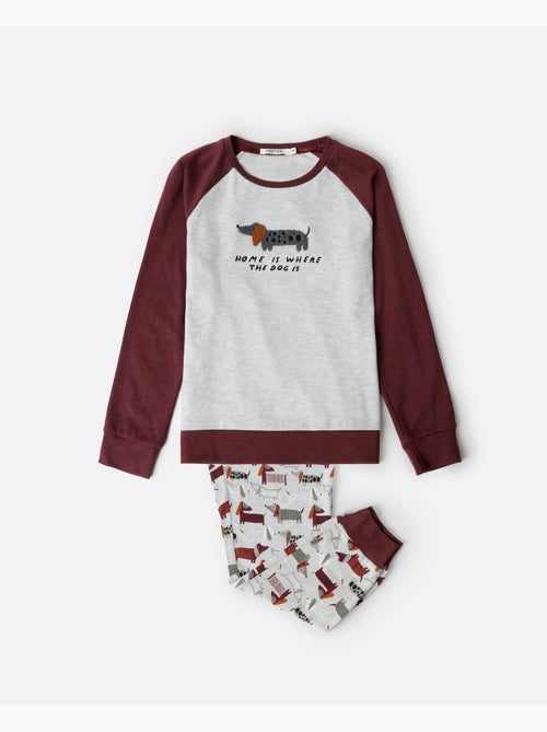 ADMAS Pijama Manga Larga Dog Home para Niño - Kiabi ADMAS Pijama Manga Larga Dog Home para Niño - Kiabi
