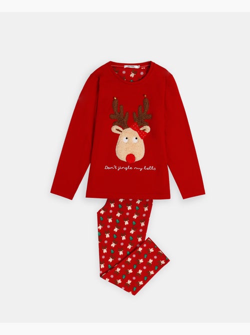 ADMAS Pijama Manga Larga Don´t Jingle My Bells para Niña - Kiabi ADMAS Pijama Manga Larga Don´t Jingle My Bells para Niña - Kiabi