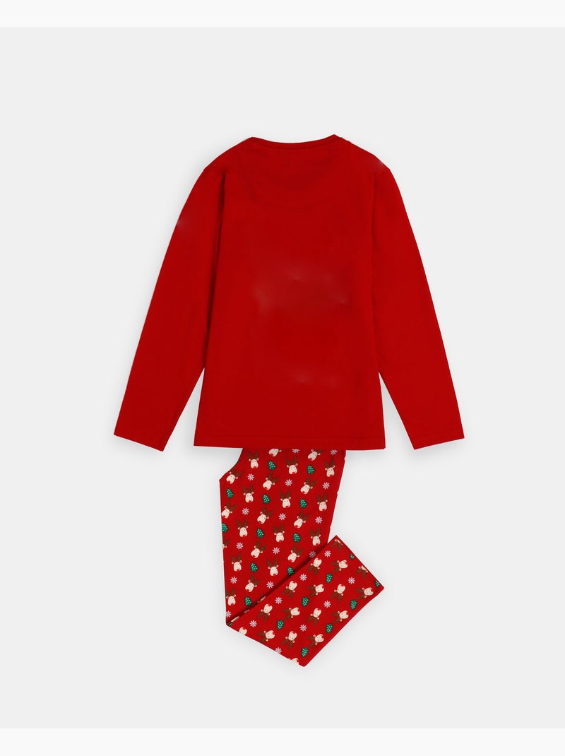 ADMAS Pijama Manga Larga Don´t Jingle My Bells para Niña Rojo - Kiabi