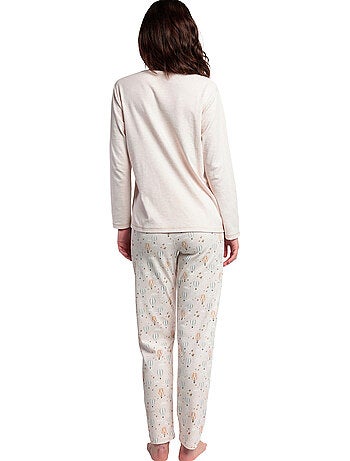 ADMAS Pijama Manga Larga Enjoy Every Moment para Mujer