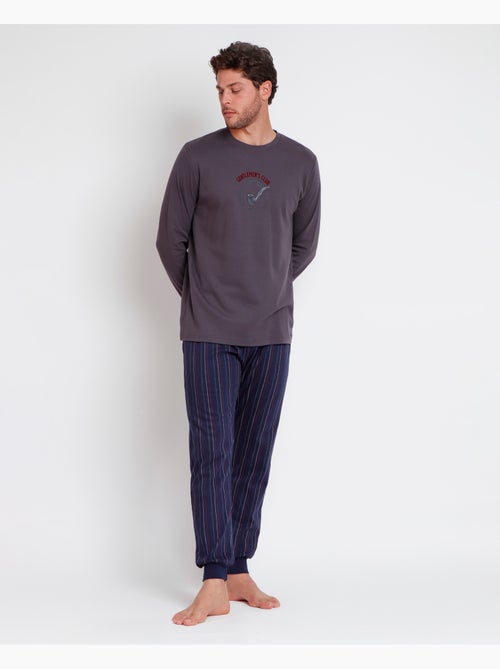 ADMAS Pijama Manga Larga Gentlemen's Club A para Hombre - Kiabi ADMAS Pijama Manga Larga Gentlemen's Club A para Hombre - Kiabi