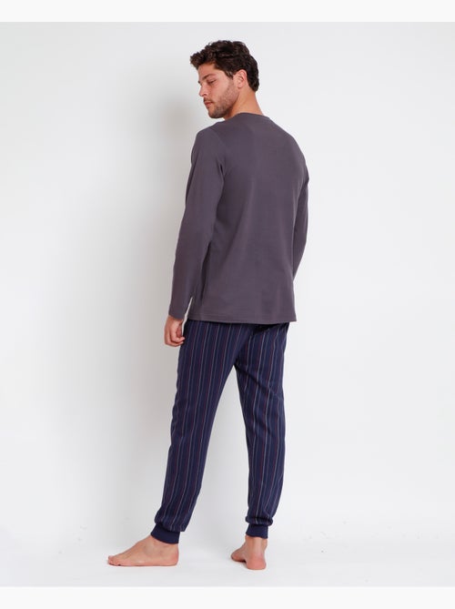 ADMAS Pijama Manga Larga Gentlemen's Club A para Hombre - Kiabi ADMAS Pijama Manga Larga Gentlemen's Club A para Hombre - Kiabi