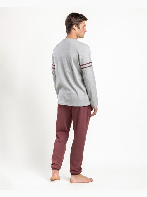 ADMAS Pijama Manga Larga Grey Kayaking para Hombre - Kiabi