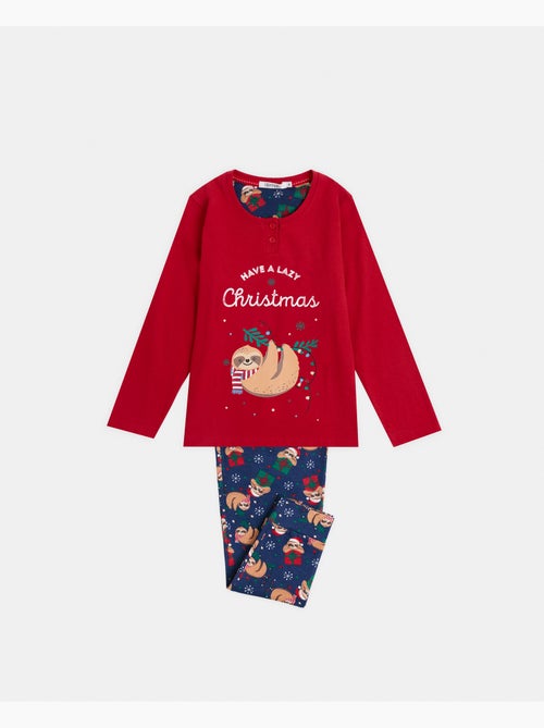 ADMAS Pijama Manga Larga Have a Lazy Christmas para Niño - Kiabi ADMAS Pijama Manga Larga Have a Lazy Christmas para Niño - Kiabi
