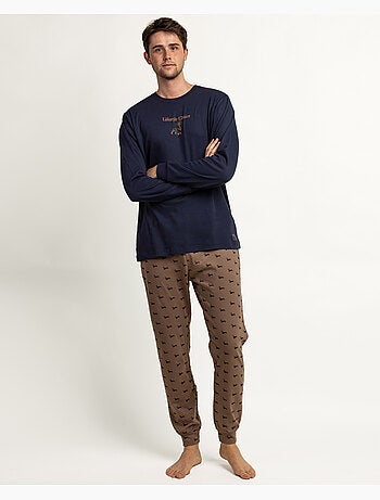 ADMAS Pijama Manga Larga Livestyle para Hombre