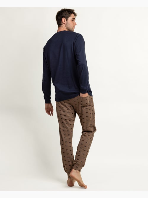 ADMAS Pijama Manga Larga Livestyle para Hombre - Kiabi