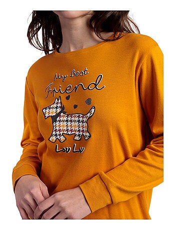 ADMAS Pijama Manga Larga Lou Lou Returns para Mujer