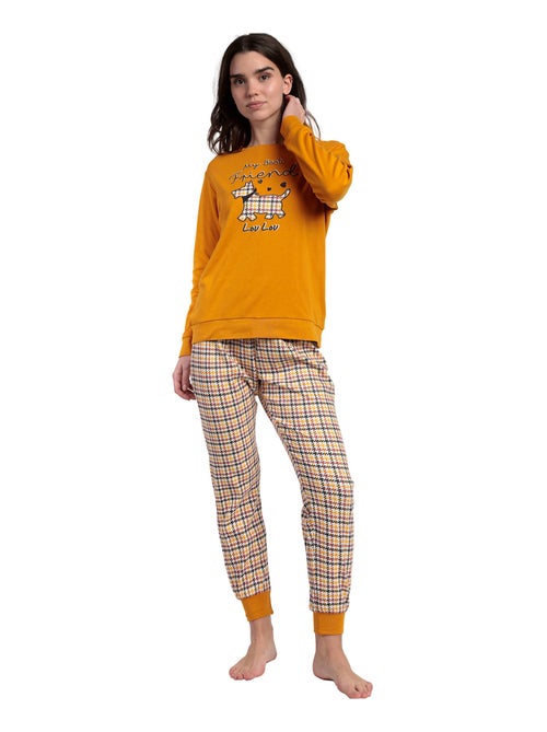 ADMAS Pijama Manga Larga Lou Lou Returns para Mujer - Kiabi
