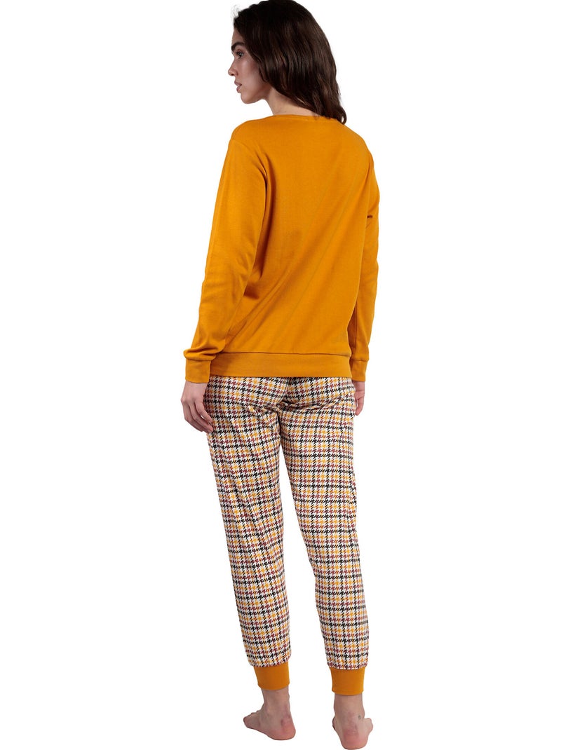 ADMAS Pijama Manga Larga Lou Lou Returns para Mujer Amarillo - Kiabi