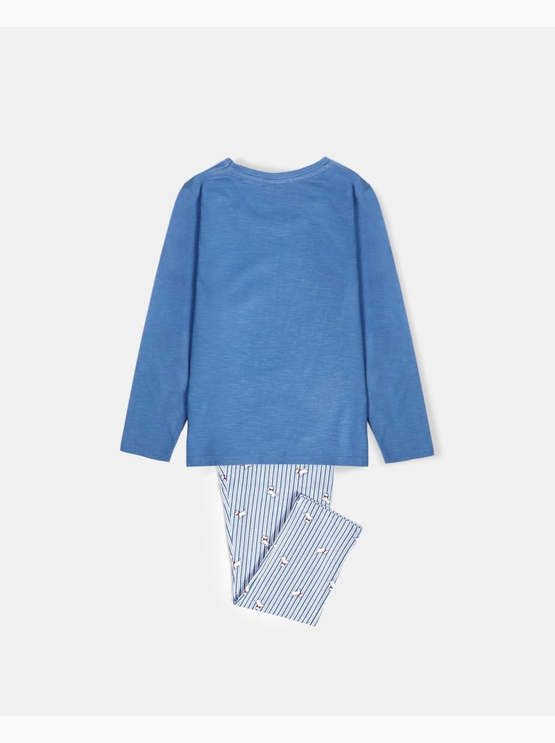 ADMAS Pijama Manga Larga Lou Lou Summer para Niña Azul - Kiabi