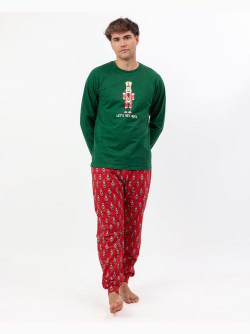 ADMAS Pijama Manga Larga Nutcracker para Hombre - Kiabi ADMAS Pijama Manga Larga Nutcracker para Hombre - Kiabi