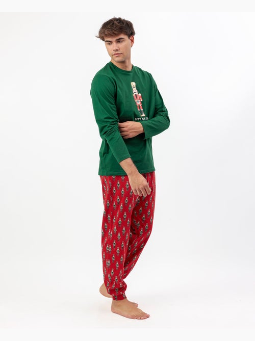 ADMAS Pijama Manga Larga Nutcracker para Hombre - Kiabi ADMAS Pijama Manga Larga Nutcracker para Hombre - Kiabi
