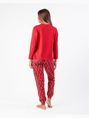 ADMAS Pijama Manga Larga Nutcracker para Mujer