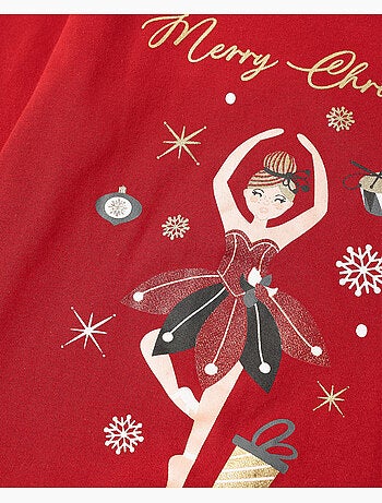 ADMAS Pijama Manga Larga Nutcracker para Niña